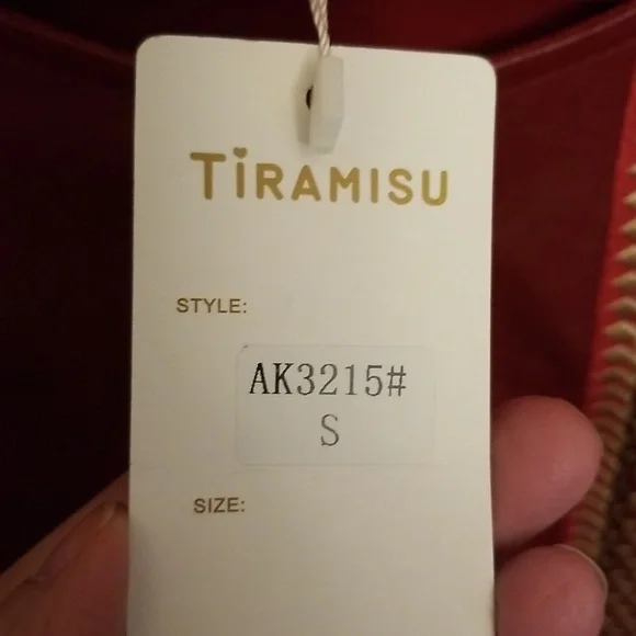 Tiramisu New Embroidered Vegan Leather Cropped Jacket, Small, $50 - Picture 5 of 15